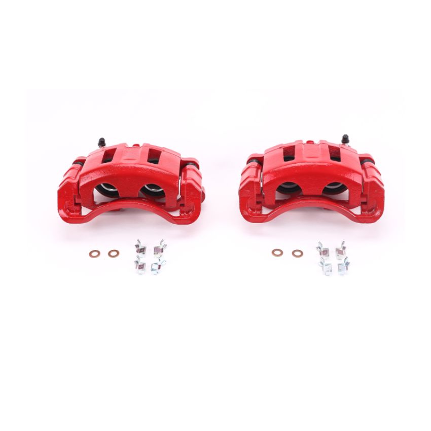PowerStop S4694 Red Powder Coated Calipers
