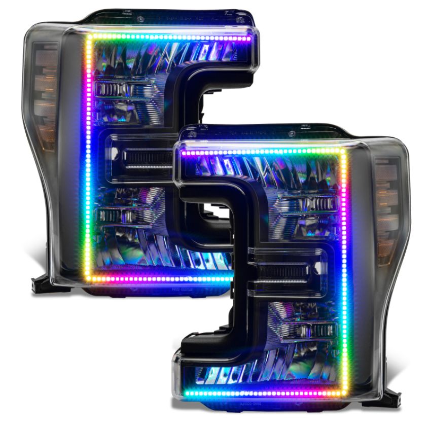 Oracle Lighting 8203-332 2017-2019 Ford F-250/350 ORACLE Dynamic ColorSHIFT(tm) Pre-Assembled Headlights