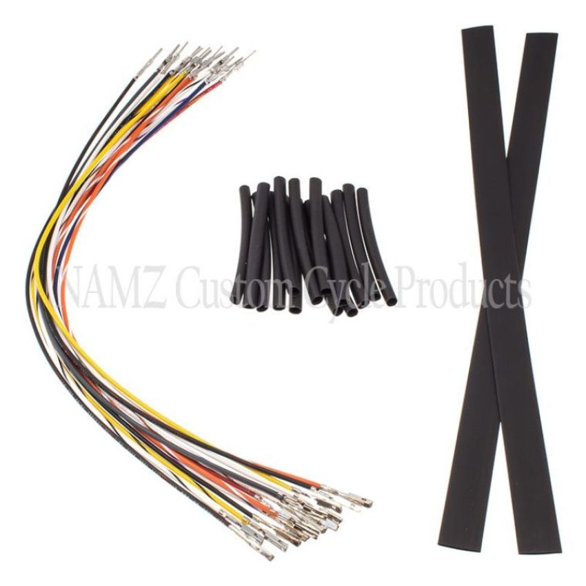 NAMZ NHCX-M04 07-13 V-Twin NON-Baggers Handlebar Control Complete Xtension Harness 4in.