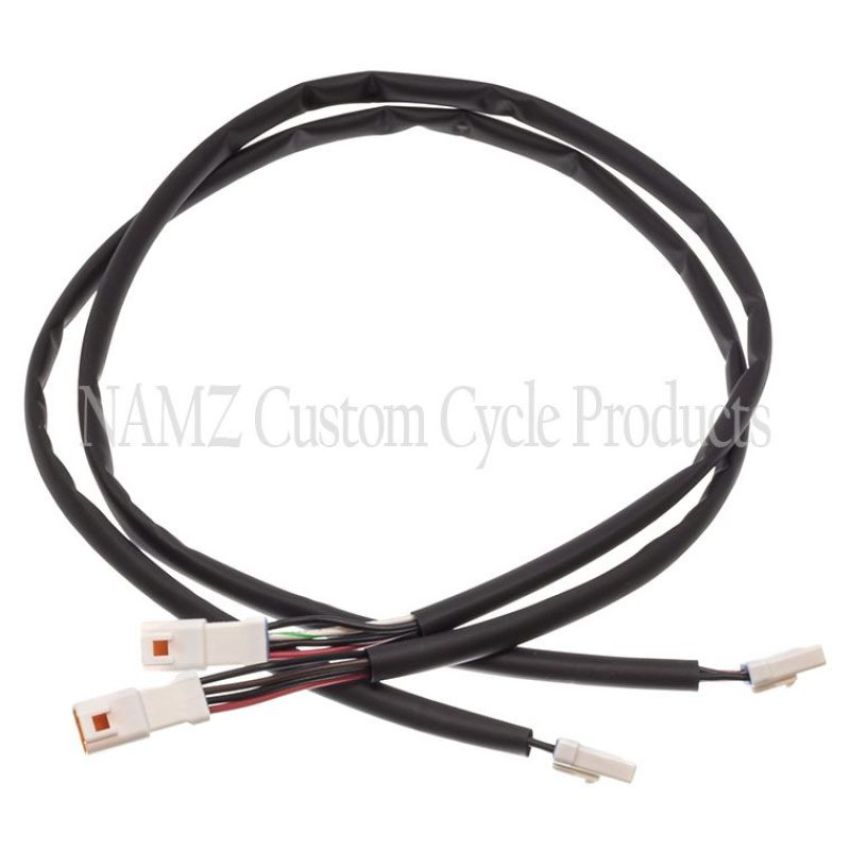 NAMZ NHGX-I24 14-23 Indian Models (Except Scout) Plug-N-Play Heated Grip Xtension Harness 24in.