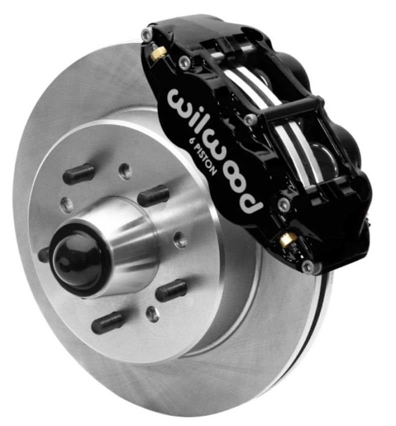 Wilwood 140-15948 Forged Narrow Superlite 6R Front Big Brake Kit 12.19in Rotors 88-98 C1500 - Black