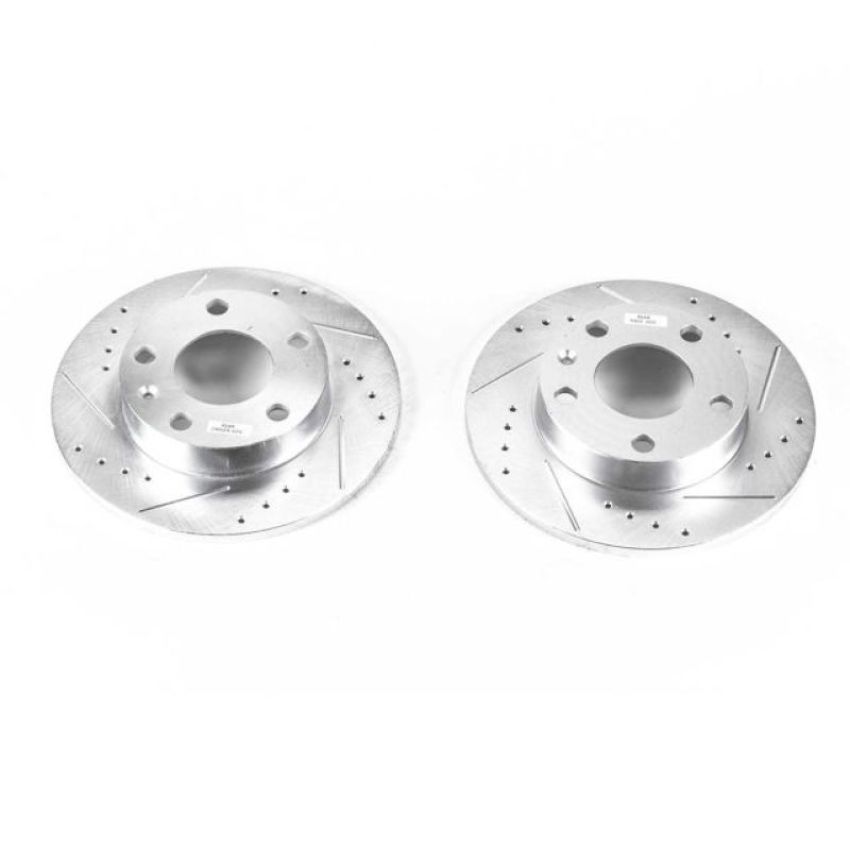 PowerStop EBR655XPR PowerStop Evolution Performance Drilled, Slotted & Plated Brake Rotor Pair