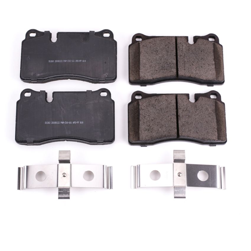PowerStop 17-1263 PowerStop - Z17 Low-Dust Ceramic Brake Pads with Hardware