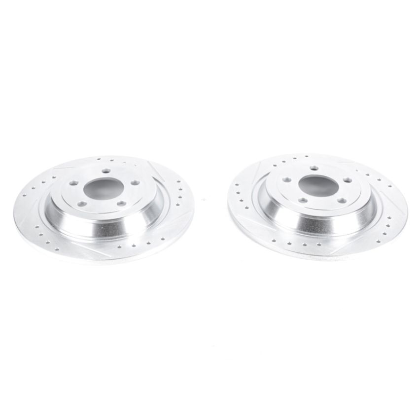 PowerStop AR85161XPR PowerStop Evolution Performance Drilled, Slotted & Plated Brake Rotor Pair
