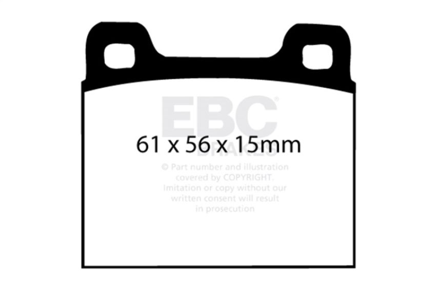 EBC Brakes DP5104NDX Bluestuff NDX Full Race Brake Pads