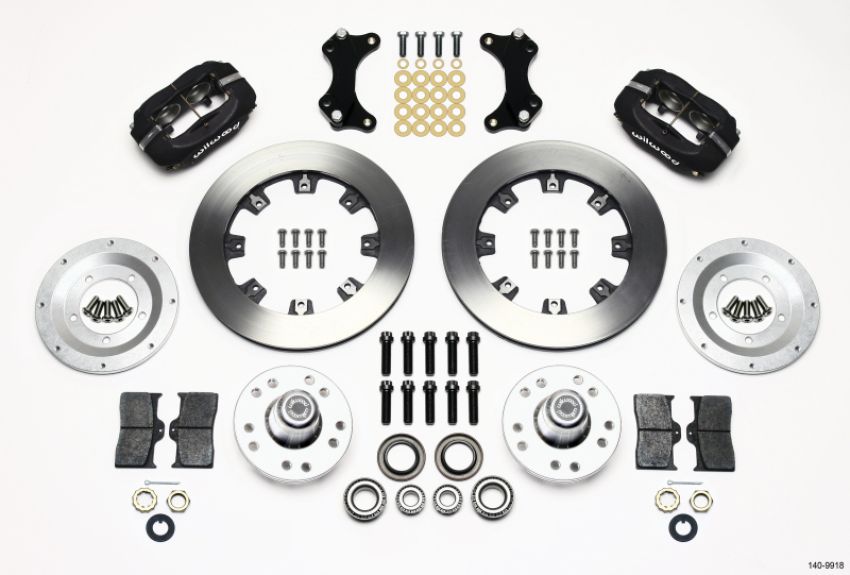 Wilwood 140-9918 Forged Dynalite Front Kit 12.19in WWE ProSpindle