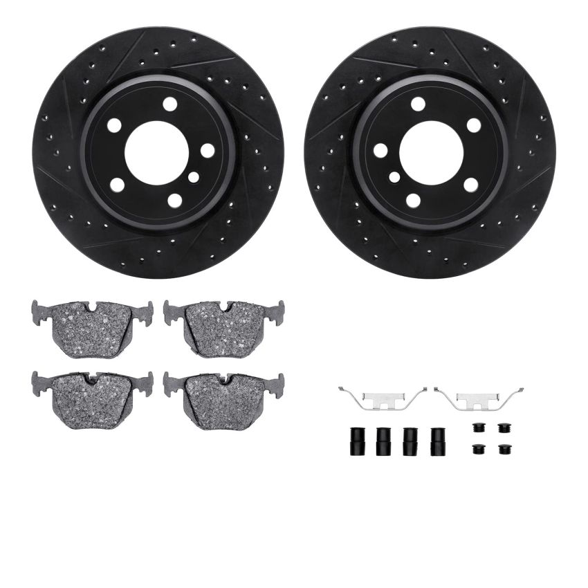 Dynamic Friction 8612-31109 Rotor Kit