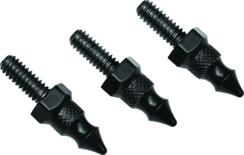 Kuryakyn 5712 Windshield Mount Spikes 1/4-20X5/8in 96-13 FLH Touring Black