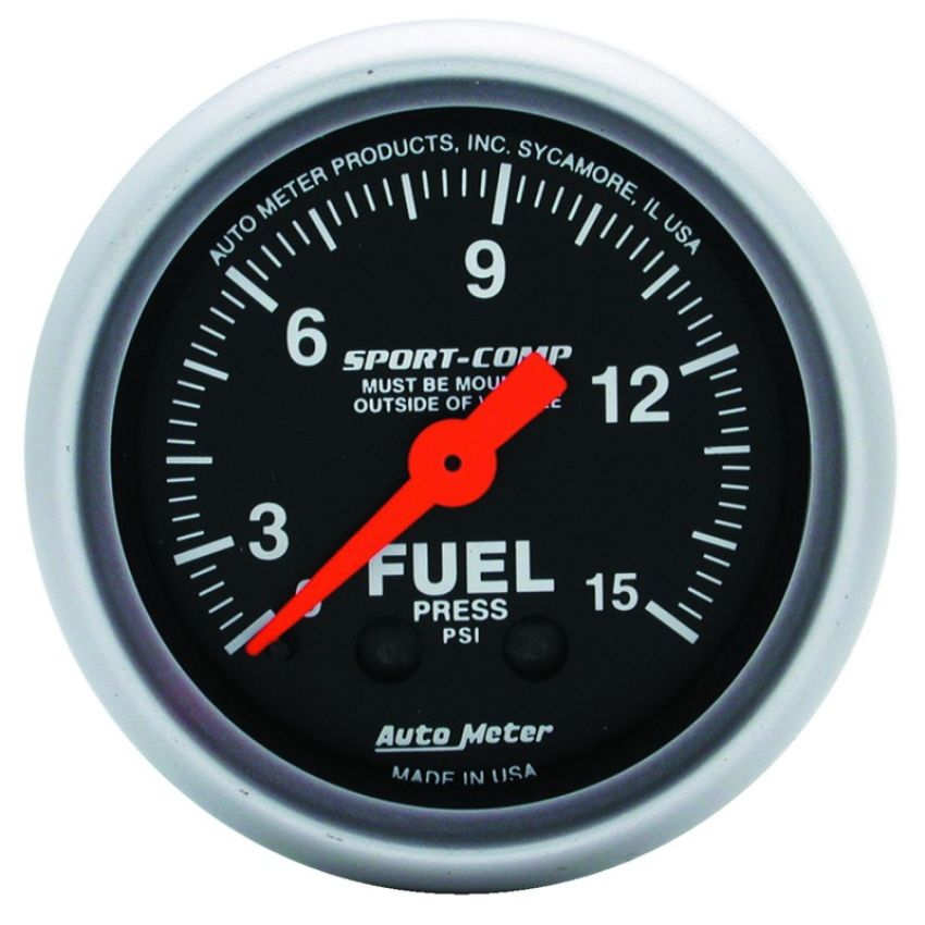 AutoMeter 3311 GAUGE, FUEL PRESSURE, 2 1/16