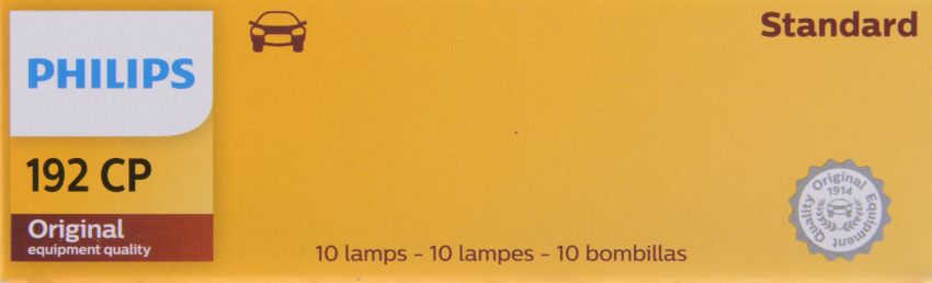 Philips 192CP Philips Standard Miniature 192 Pack of 10