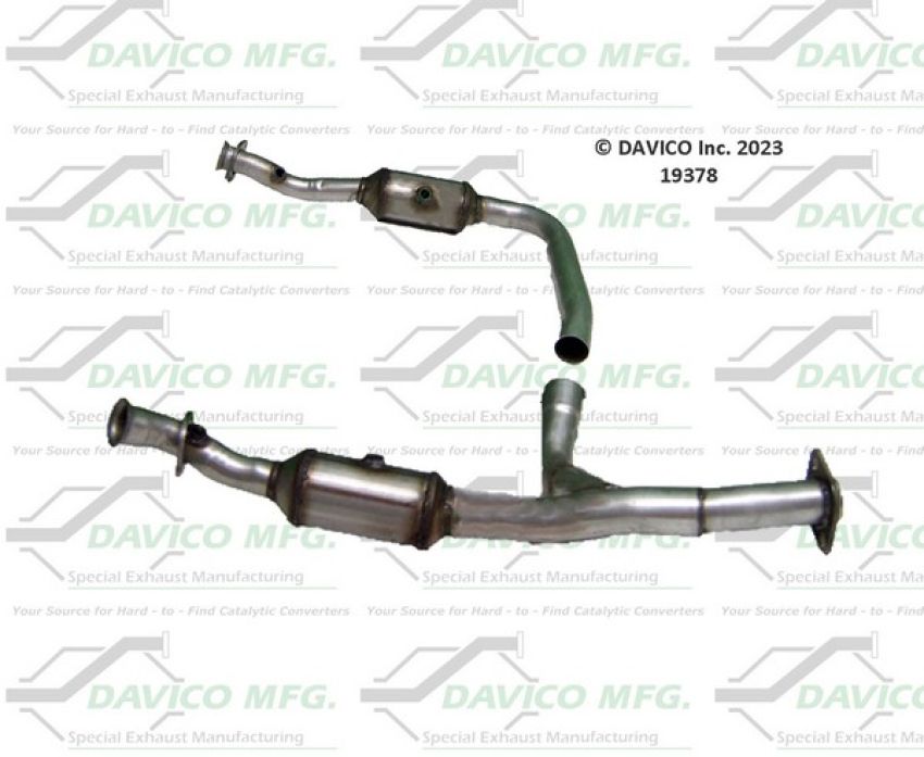 Davico Mfg 19378 Direct Fit Catalytic Converter
