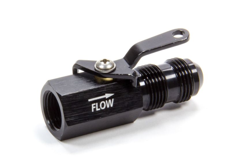 FRAGOLA FRG961008-BL #8 Shut off Valve Black Female Inlet/Male Outlet