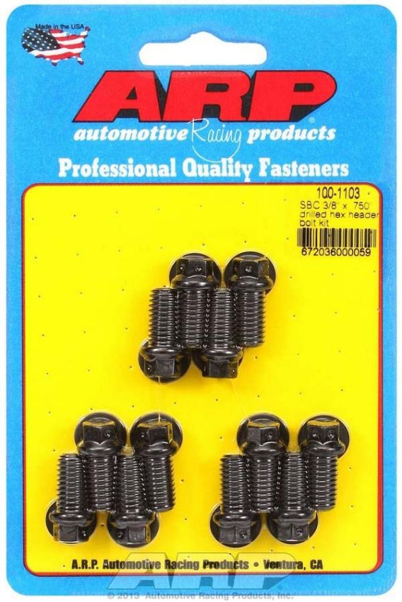 ARP ARP100-1103 Header Bolt Kit - 6pt. 3/8 x .750 UHL (12)