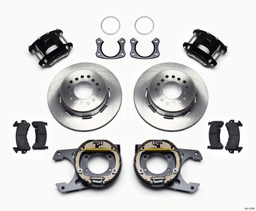 Wilwood 140-12209 D154 P/S Park Brake Kit New Big Ford 2.50in Offset
