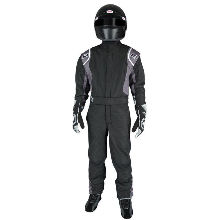 K1 RACEGEAR K1R20-PRY-NG-6XS Suit Precision II 6X- Small Black/Grey