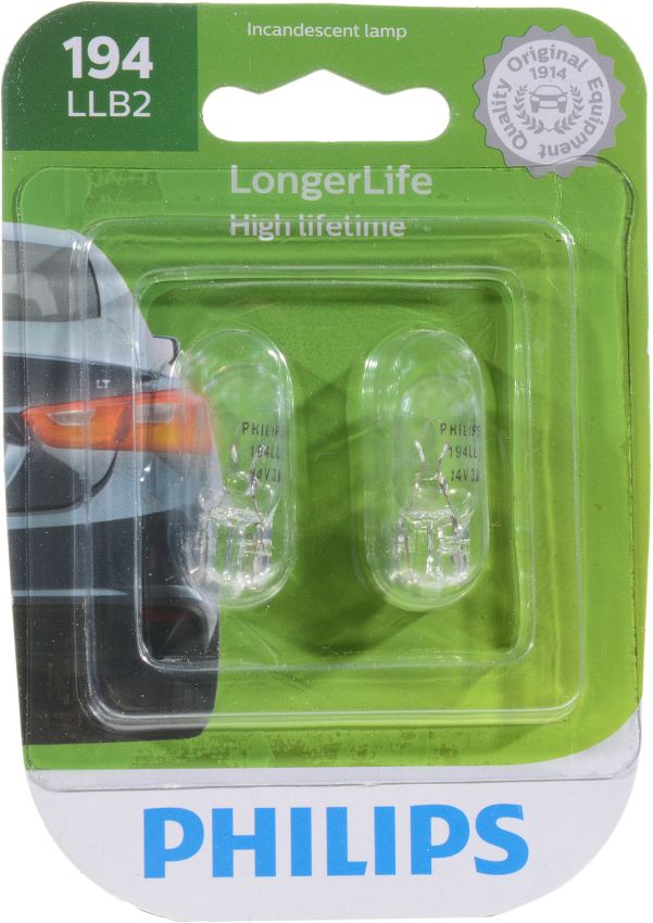 Philips 194LLB2 Philips LongerLife Miniature 194LL