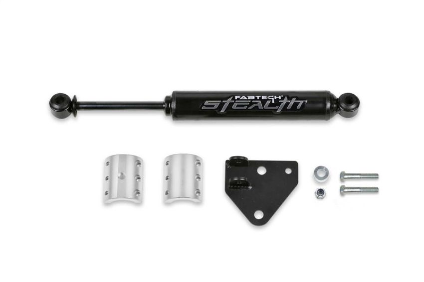 Fabtech FTS24281 18-21 Jeep JL 4WD Stealth Steering Stabilizer Kit (High Clearance/Non-Stock Height)