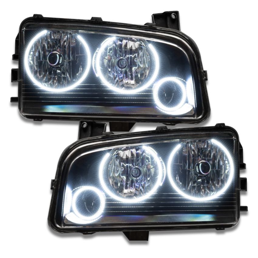 Oracle Lighting 8197-001 SMD Pre-Assembled Headlights, Non-HID, Triple Halo, White