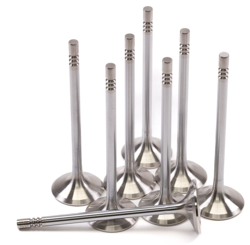 GSC Power Division 2153-8 GSC P-D Ford Mustang 5.0L Coyote Gen 1/2 32.75mm Head (+1mm) Chrome Polish Exhaust Valve - Set of 8