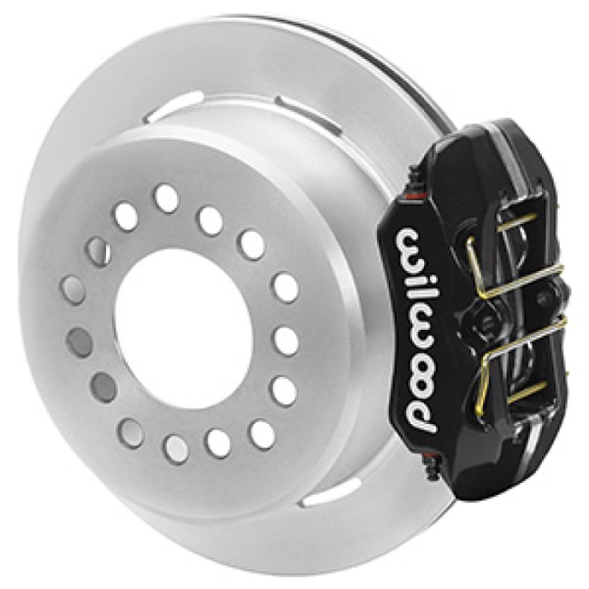 Wilwood 140-16444 Chevrolet 7-5/8in Rear Axle Dynapro Disc Brake Kit 11in Rotor -Black Caliper