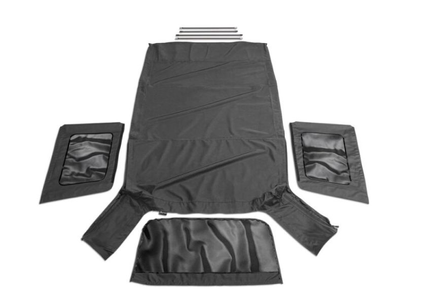 Rampage 2007-2009 Jeep Wrangler(JK) Unlimited OEM Replacement Top - Black Diamond