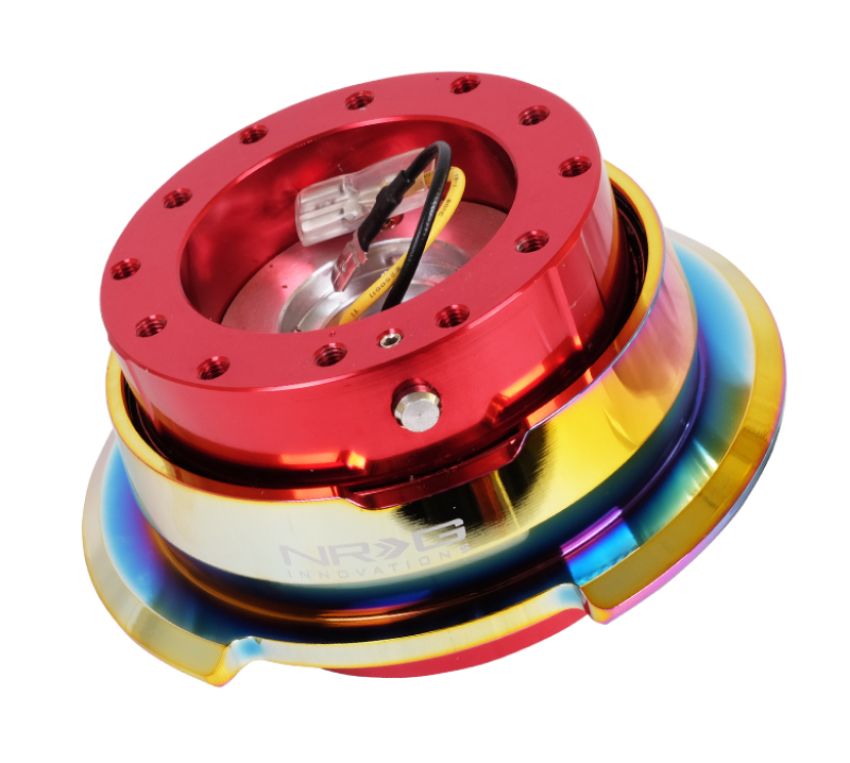 NRG SRK-280RD-MC Quick Release Gen 2.8 - Red Body / Neochrome Ring
