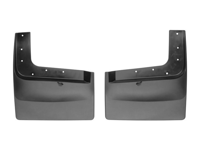 WEATHERTECH WEA120074 17-  Ford F250 Rear Black No Drill Mudflaps