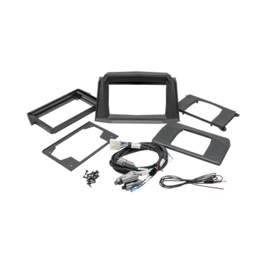 Rockford Fosgate UTV RZR14-DK Rockford Fosgate Upper/Lower Dash Kit for Most PMX Source Units