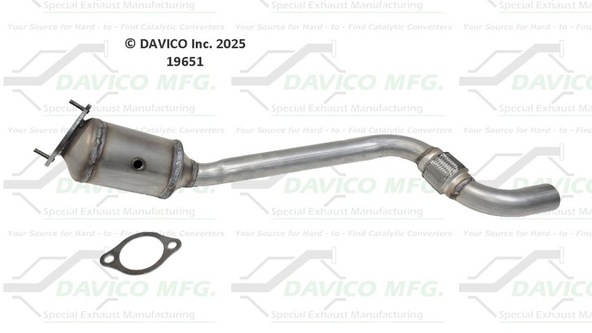 Davico Mfg 19651 Direct Fit Catalytic Converter