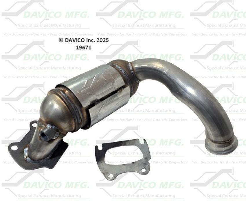 Davico Mfg 19671 Direct Fit Catalytic Converter