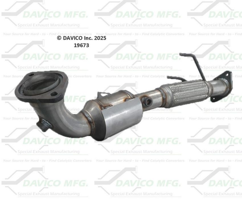 Davico Mfg 19673 Direct Fit Catalytic Converter