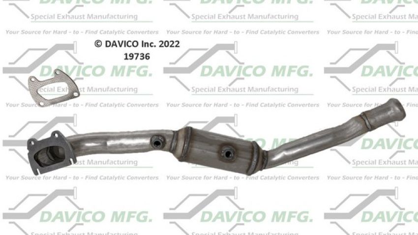 Davico Mfg 49736 Direct Fit Catalytic Converter