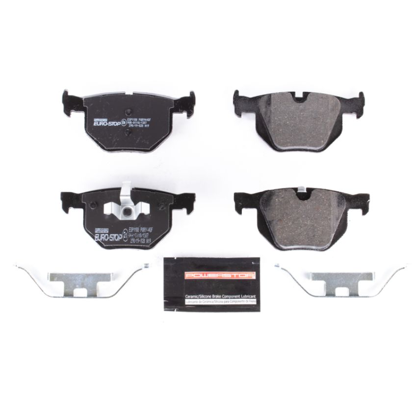 PowerStop ESP1180 EuroStop ECE-R90 Certified Brake Pad Set