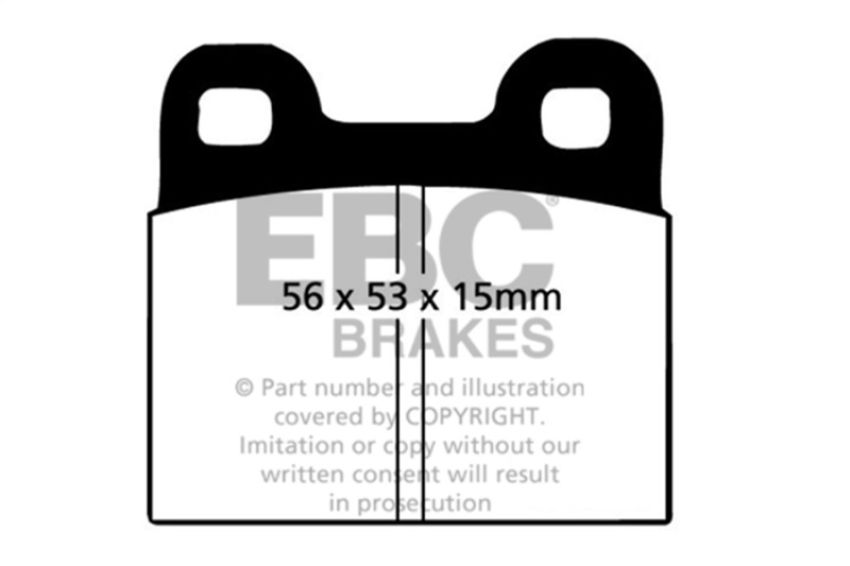 EBC Brakes DP5105NDX Bluestuff NDX Full Race Brake Pads