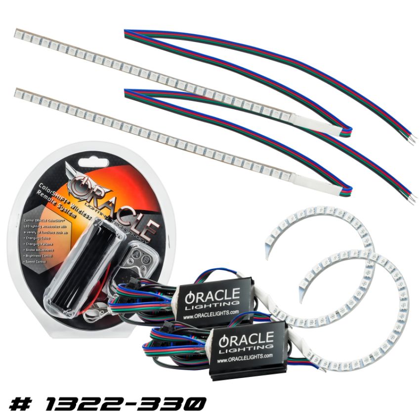 Oracle Lighting 1322-330 ColorSHIFT(tm) Halo Kit, w/ DRL Kit