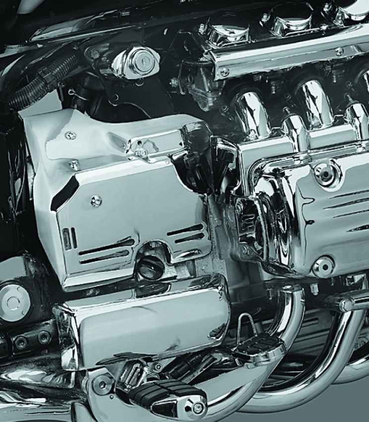 Kuryakyn 7710 Transmission Side Cover Set 97-04 Honda Valkyrie Chrome