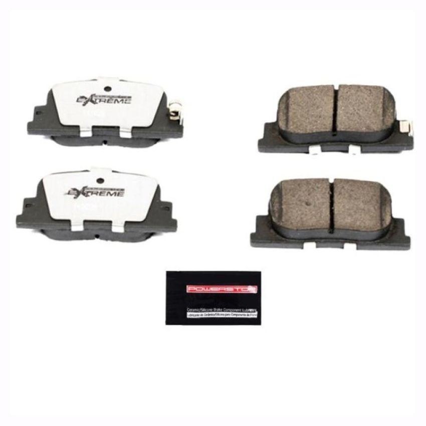 PowerStop Z26-835 PowerStop - Z26 Performance Carbon-Fiber Ceramic Brake Pads with Hardware Kit