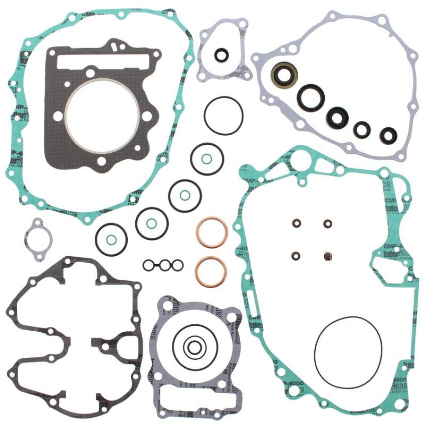Vertex Pistons 811894 Vertex Gaskets 05-08 Honda TRX400EX Complete Gasket Kit w/ Oil Seals