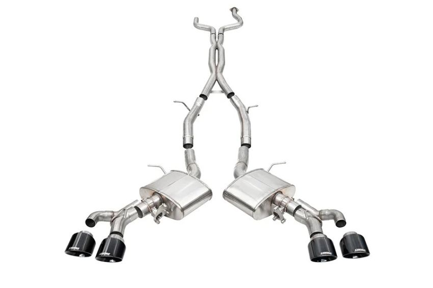 CORSA Performance 21317BLK Corsa 22-25 Cadillac CT4 V Blackwing 3in Active Valve Cat-Back - 4.5in Black Tip