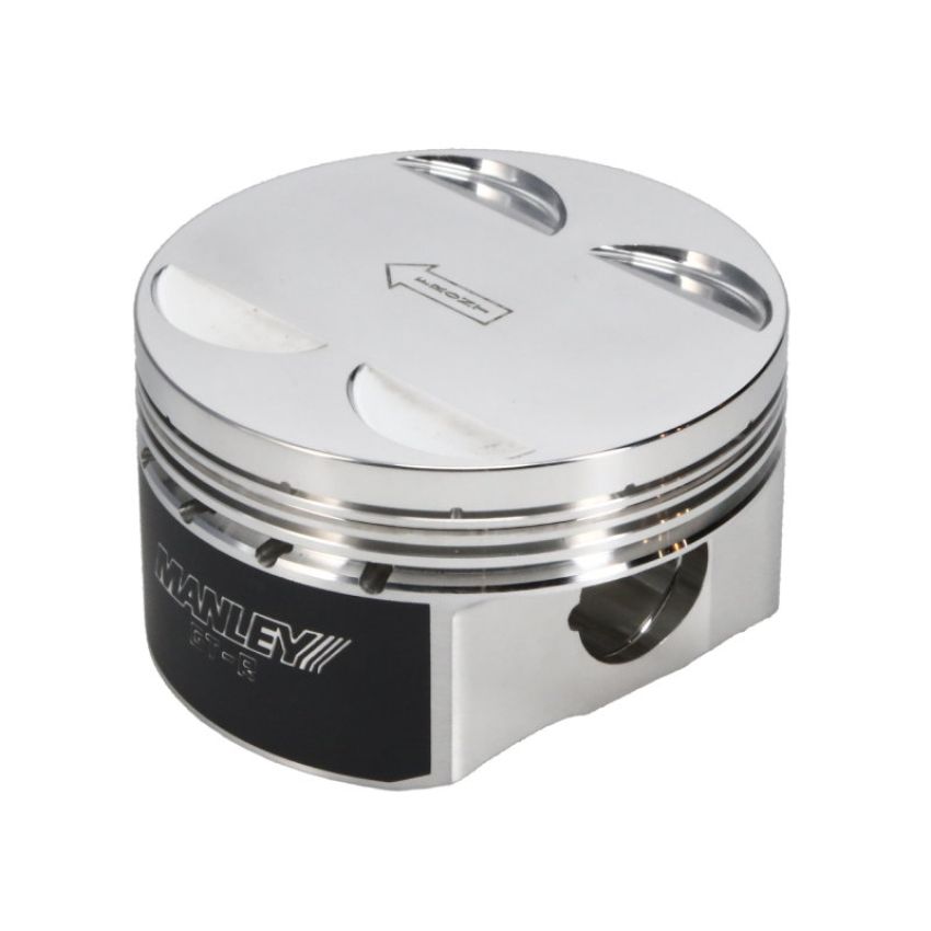 Manley Performance 641000CE-6 Manley Nissan GTR VR38DETT 98mm Bore 88.4mm Stroke -2cc Dish Turbo Tuff Piston Set w/ Rings
