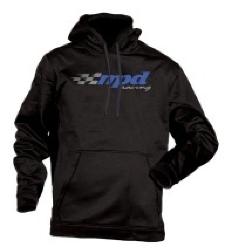 MPD RACING MPD90300S MPD Black Hooded Sweatshirt Small