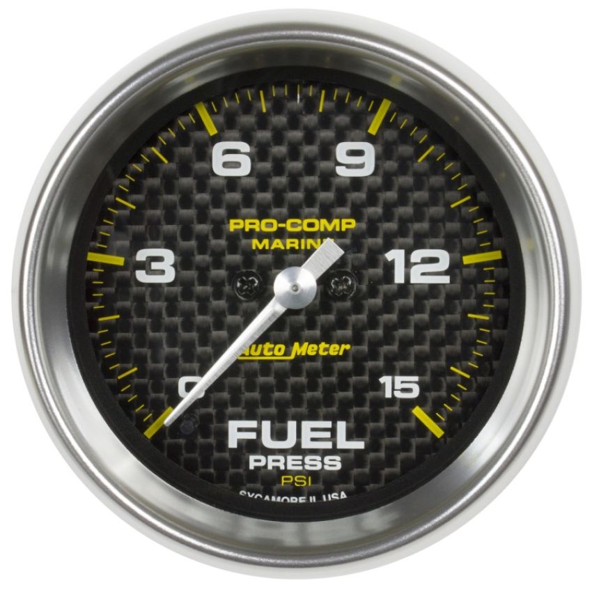 AutoMeter 200848-40 GAUGE, FUEL PRESSURE, 2 1/16