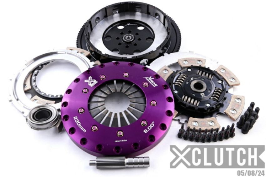 XCLUTCH XKSU23525-2B 18-21 Subaru WRX Base 2.0L 9in Twin Sprung Ceramic Clutch Kit
