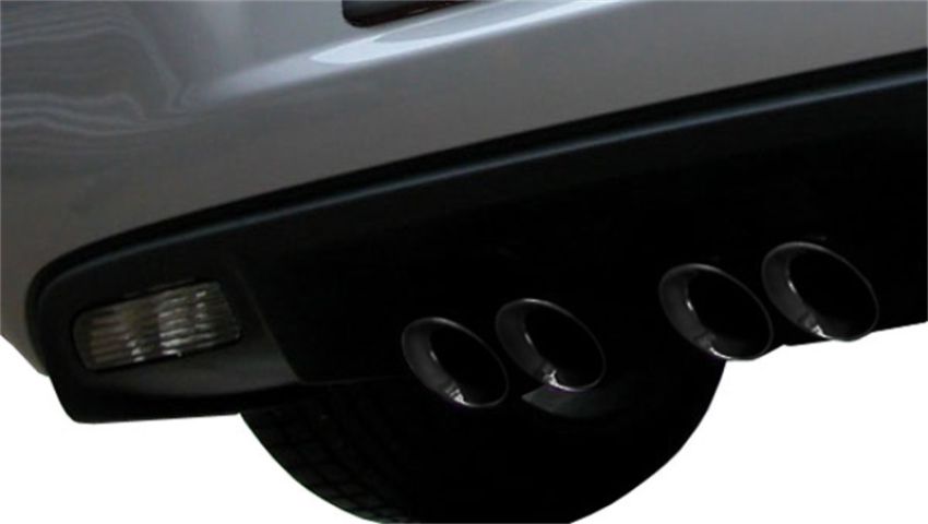 CORSA Performance 14108BLK Corsa 2009-2013 Chevrolet Corvette C6 6.2L V8 Black Sport Axle-Back Exhaust