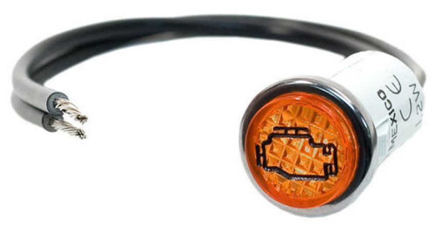 PAINLESS WIRING PWI80207 1/2in Amber Check Engine Light