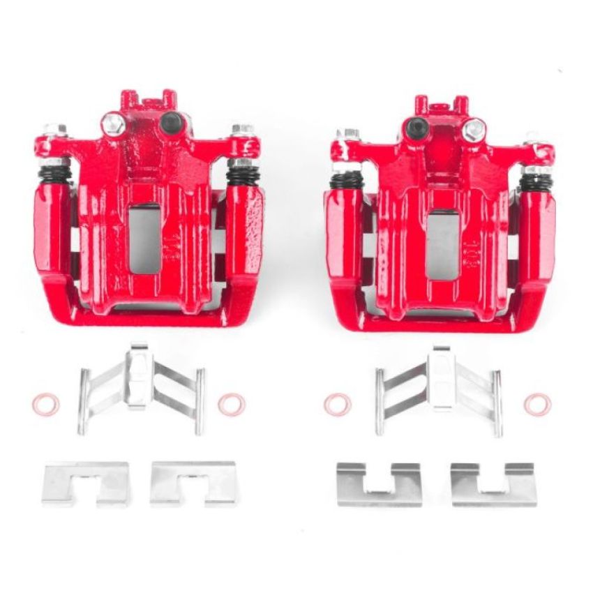 PowerStop S2910 Red Powder Coated Calipers