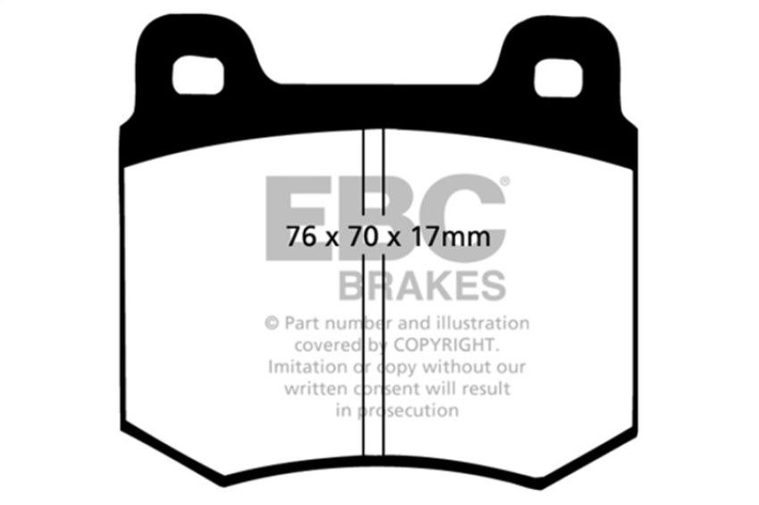 EBC Brakes UD2179 Ultimax OEM Replacement Brake Pads