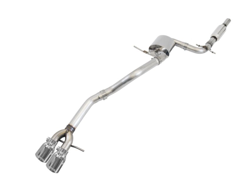 AWE Tuning 3020-22028 Mk6 Jetta 2.5L Track Edition Exhaust - Polished Silver Tips
