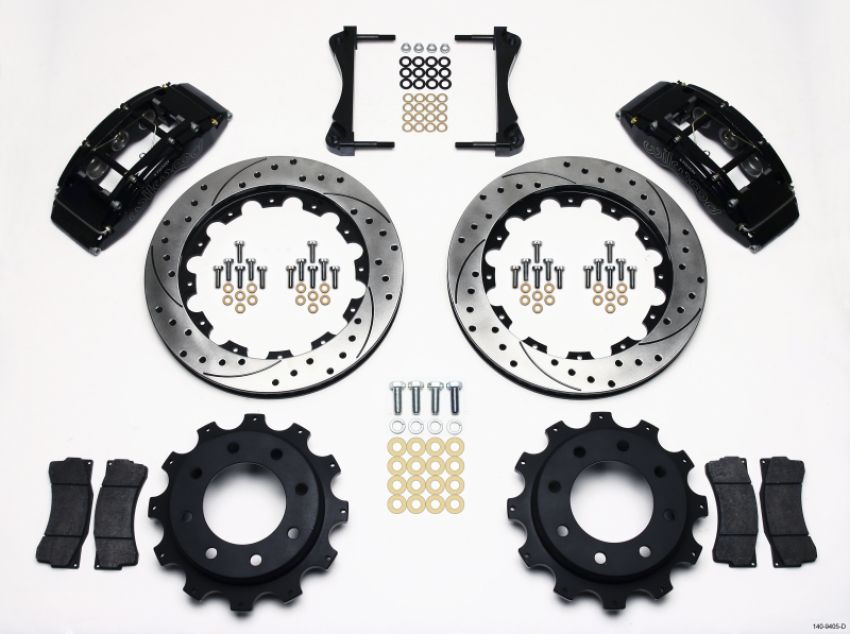 Wilwood 140-9405-D TC6R Rear Kit 16.00in Drilled 1999-2010 GM H2 / 2500 4.63 Cntr