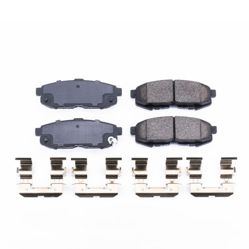 PowerStop 17-1073 PowerStop - Z17 Low-Dust Ceramic Brake Pads with Hardware